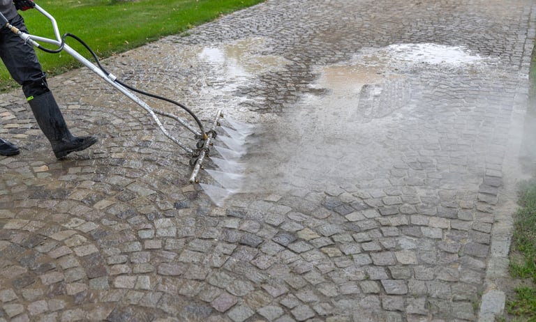 Pavers cleaning